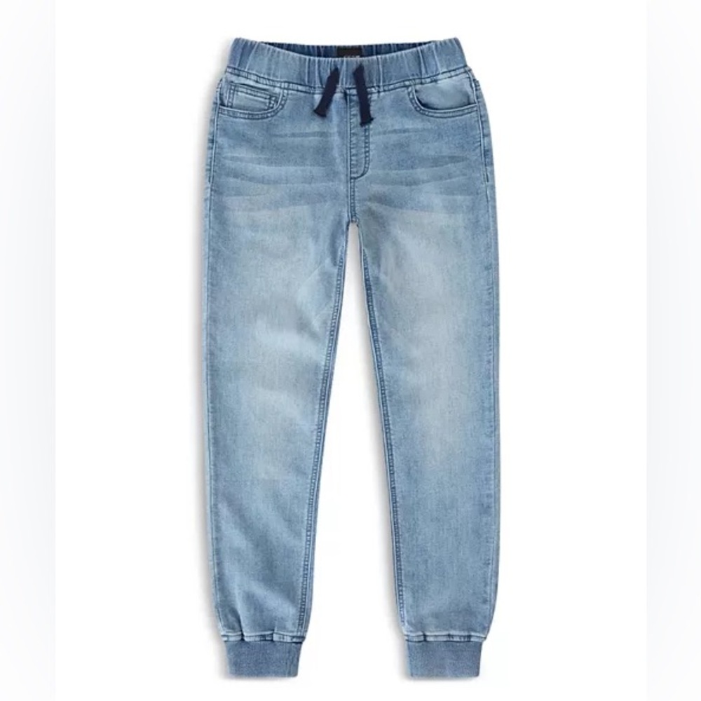 Joe's Jeans Kids Light Blue Denim Jogger with Navy Drawstring
